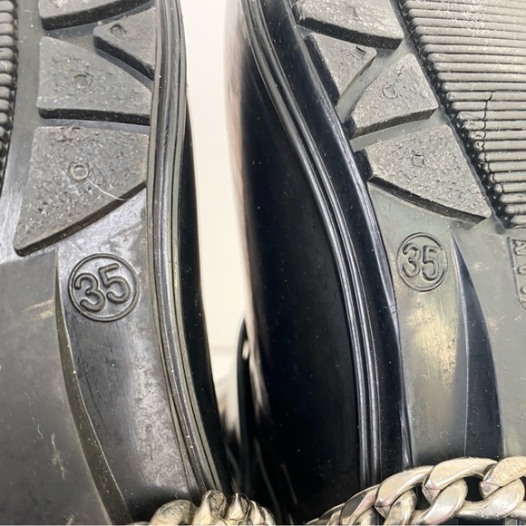 Marc Jacobs Rubber Motorcycle Rain boots Black - Picture 9 of 9